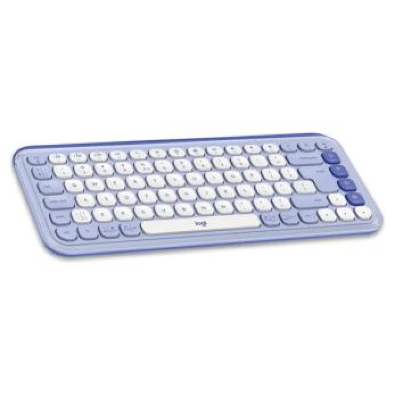 Logitech Klaviatūra Logitech POP ICON KEYS OFF White Lilac US