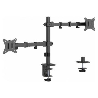 Gembird Monitora stiprinājums Gembird Adjustable Desk Mounted Double Monitor Arm
