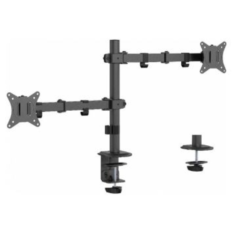 Gembird Monitora stiprinājums Gembird Adjustable Desk Mounted Double Monitor Arm