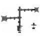 Gembird Monitora stiprinājums Gembird Adjustable Desk Mounted Double Monitor Arm