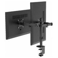 Gembird Monitora stiprinājums Gembird Adjustable Desk Mounted Double Monitor Arm