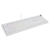 Genesis Klaviatūra Genesis Thor 404 RGB White Outemu Peach Silent