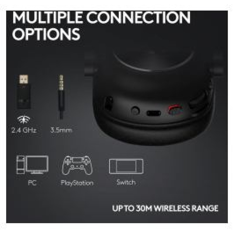 Logitech Austiņas Logitech G PRO X 2 Lightspeed White