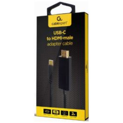 Gembird Kabelis Gembird USB Type-C Male - HDMI Male 4K@60Hz 2m Black