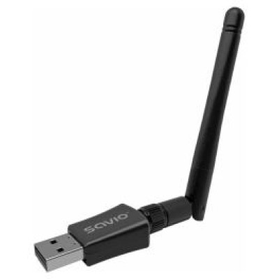 Savio Tīkla adapteris Savio USB Wi-Fi Dongle Adapter AK-61
