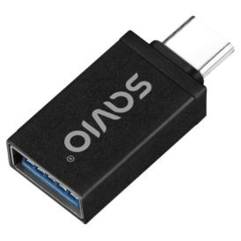 Savio Adapteris Savio AK-80 USB-C to USB-A Black