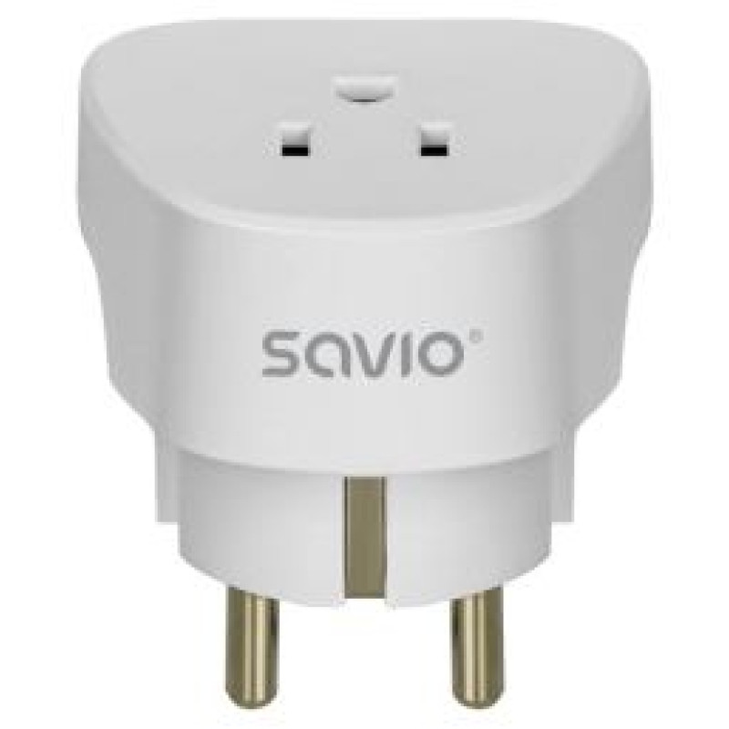 Savio Strāvas adapteris SAVIO Travel adapter US socket - EU plug