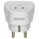 Savio Strāvas adapteris SAVIO Travel adapter US socket - EU plug