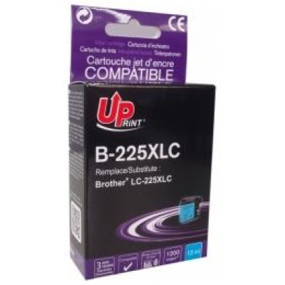 Uprint Tintes kārtridžs UPrint Brother B-225XLC Cyan