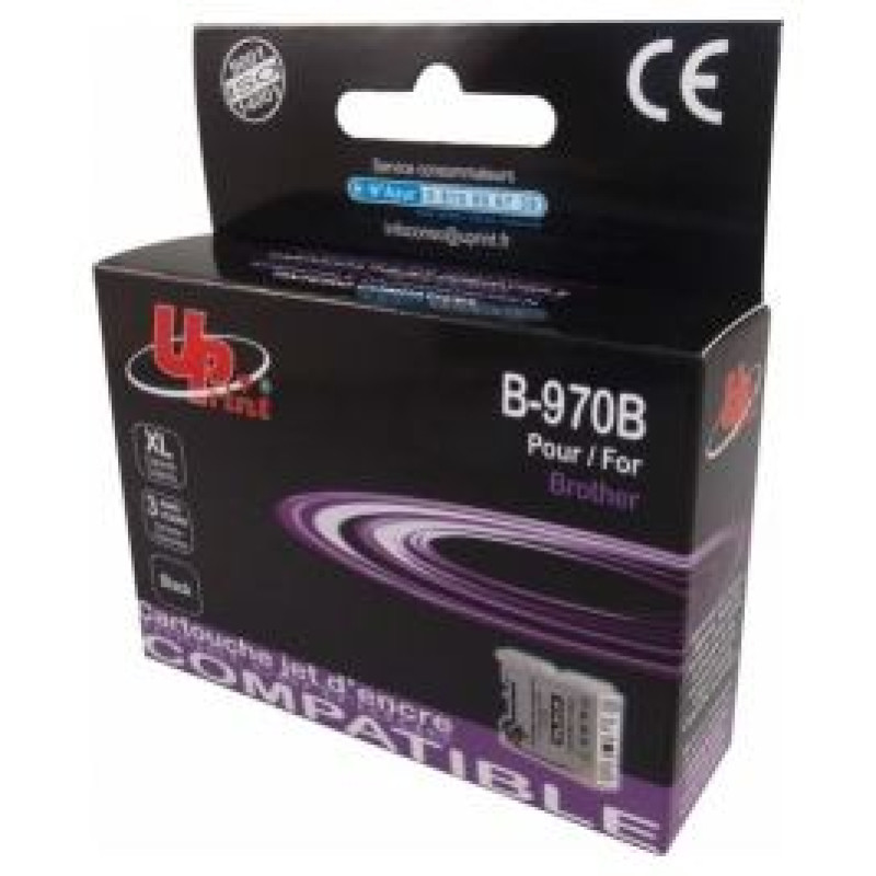 Uprint Tintes kārtridžs UPrint Brother LC970/1000B Black