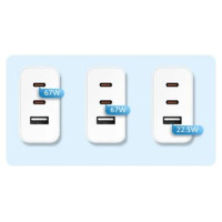 Xiaomi Lādētājs Xiaomi Mi Type-A + Type-C + Type-C GaN 67W