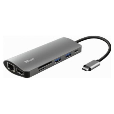 Trust Dokstacija Trust Dalyx 7-in-1 USB-C Silver
