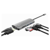 Trust Dokstacija Trust Dalyx 7-in-1 USB-C Silver