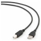 Gembird Kabelis Gembird USB Male - USB Male B 1.8m Black