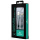 Gembird Kabelis Gembird Premium silicon USB-A Male - USB Type-C Male 1.5m Green