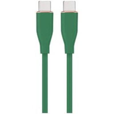 Gembird Kabelis Gembird Premium silicon USB Type-C Male - USB Type-C Male 1.5m Green