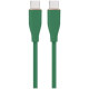 Gembird Kabelis Gembird Premium silicon USB Type-C Male - USB Type-C Male 1.5m Green