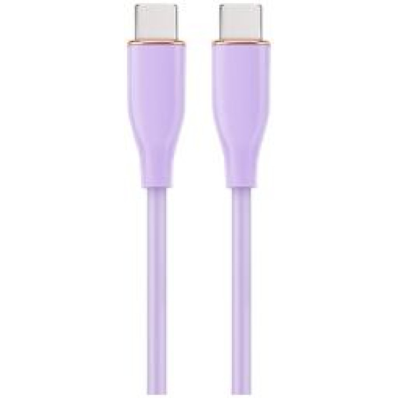 Gembird Kabelis Gembird Premium silicon USB Type-C Male - USB Type-C Male 1.5m Violet