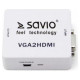 Savio VGA – HDMI Full HD / 1080p 60Hz Converter/ Adapter