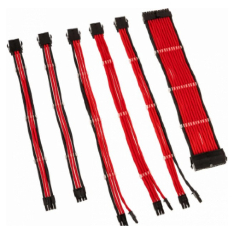 Kolink PSU Kabeļu Pagarinātāji Kolink Core 6 Cables Red