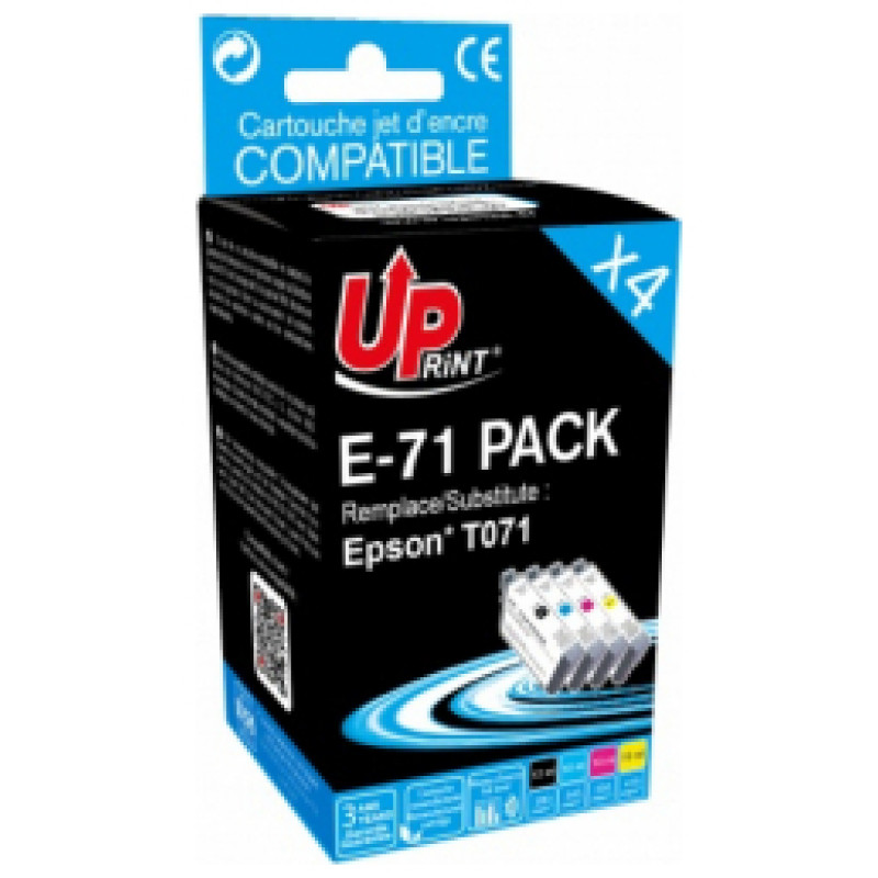 Uprint E-71 BK/ C/ M/ Y 4 Pack