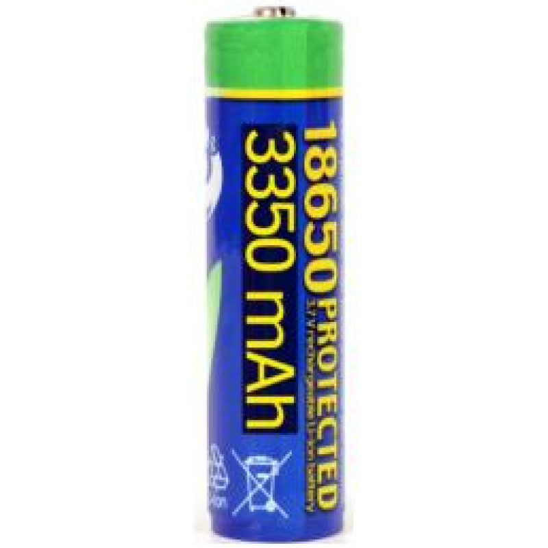 Energenie Akumulators Energenie Lithium-ion 18650 Protected 3350mAh