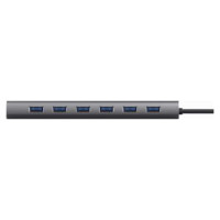 Trust USB Centrmezgls Trust Halyx 7 Port USB 3.2 Gen1 Hub Grey