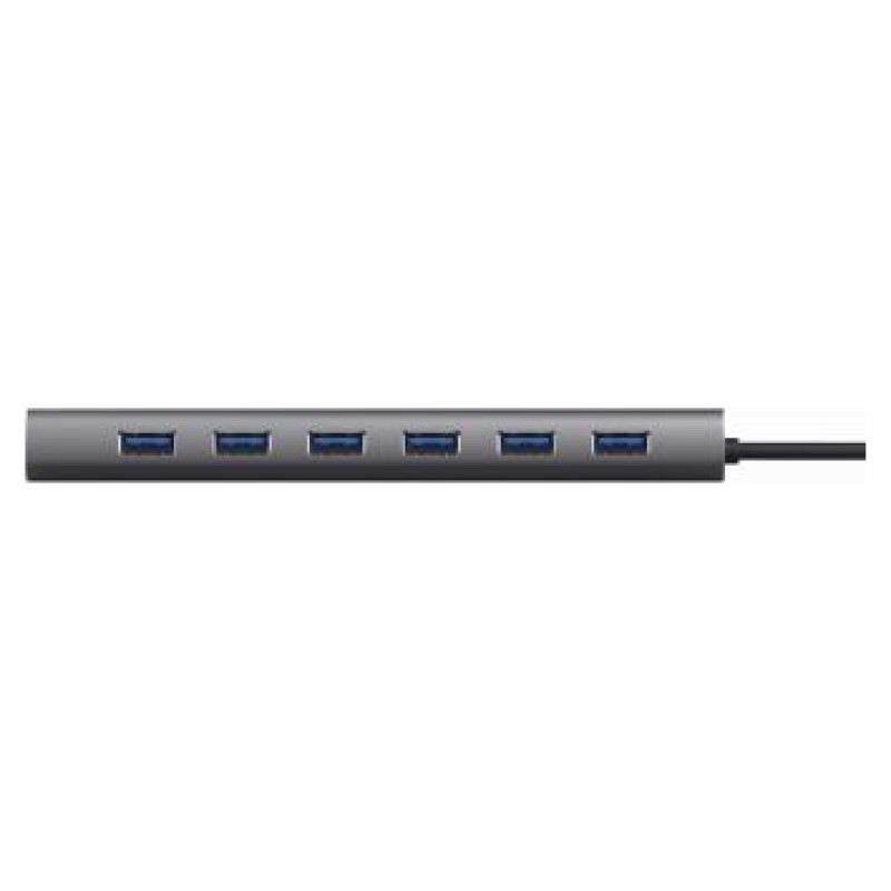 Trust USB Centrmezgls Trust Halyx 7 Port USB 3.2 Gen1 Hub Grey