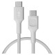 Green Cell Kabelis Green Cell PowerStream USB Type-C Male - USB Type-C Male 100W White 0.3m