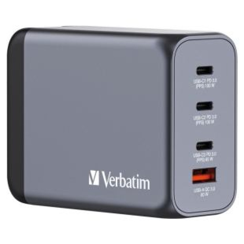 Verbatim Lādētājs Verbatim Wall Charger 200W Grey