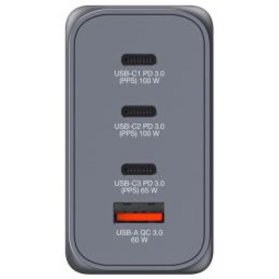 Verbatim Lādētājs Verbatim Wall Charger 200W Grey