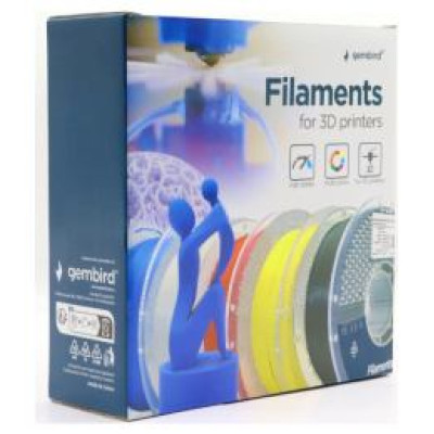 Gembird 3D Drukas Elementi Gembird High Speed 1.75 mm 1 Kg PLA Yellow