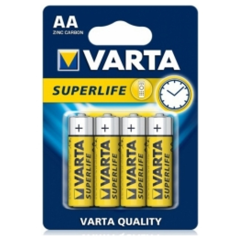 Varta Baterija Varta AA SuperLife Zinc Carbon 4 Pack