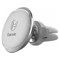 Baseus Telefona Turētājs Baseus Magnetic Air Vent Silver