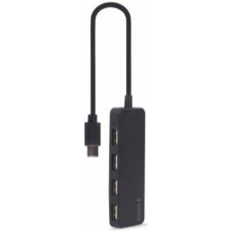 Gembird USB Centrmezgls Gembird 4-port USB Type-C Black