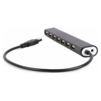 Gembird USB Centrmezgls Gembird USB 2.0 7-port Black
