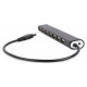 Gembird USB Centrmezgls Gembird USB 2.0 7-port Black