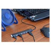 Gembird USB Centrmezgls Gembird USB 2.0 7-port Black