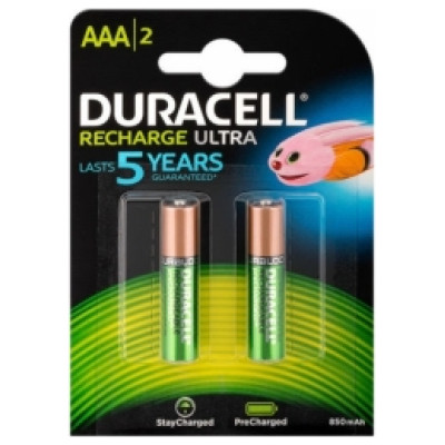 Duracell HR03 AAA Batteries - 2 Pack