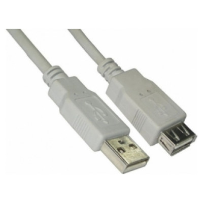Brackton Kabelis Brackton USB Male - USB Female 2m White