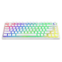 Savio Klaviatūra Savio Wireless Mechanical Phenix White 75% Outemu Yellow Pro Pudding