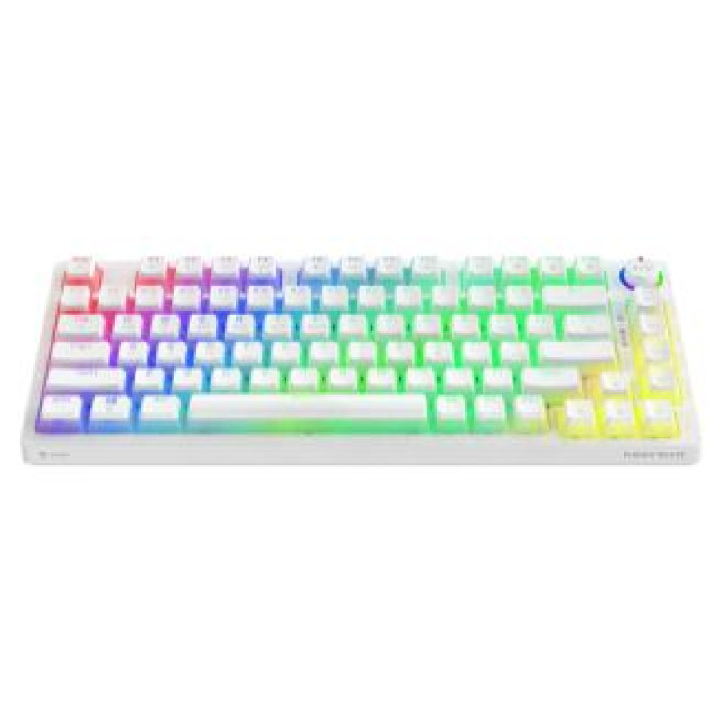 Savio Klaviatūra Savio Wireless Mechanical Phenix White 75% Outemu Yellow Pro Pudding
