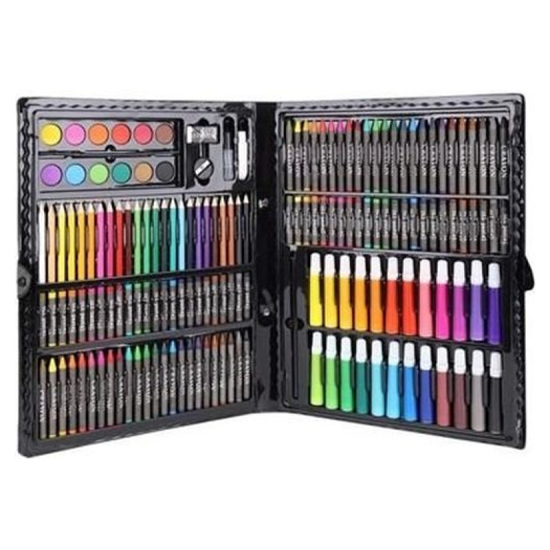 Blackmoon (9176) Mākslas komplekts glezno&scaron;anai 168 gab + čemodāns