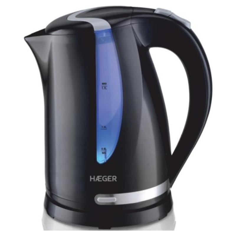 Haeger EK-22B.023A Blackness Elektriskā tējkanna 1.7L 2200W