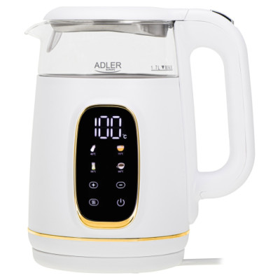 Adler AD 1305WG Elektriskā tējkanna ar temperatūras kontroli 1.7L 2200W