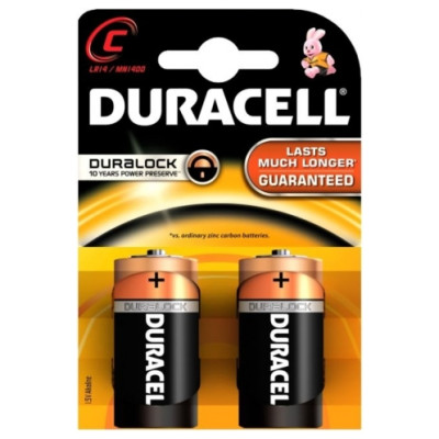 Duracell MN 1400 Basic C (LR14) Blistera iepakojumā 2gb.