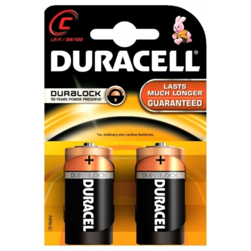 Duracell MN 1400 Basic C (LR14) Blistera iepakojumā 2gb.