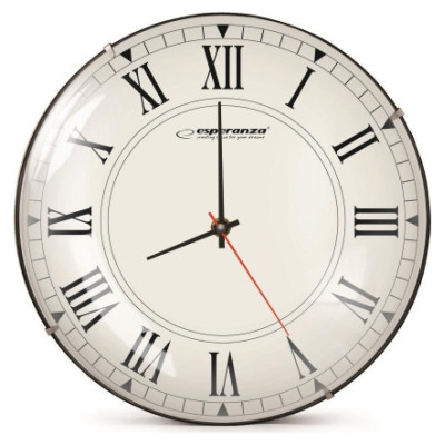 Esperanza EHC018R Sienas pulkstenis ar romie&scaron;u cipari. 30cm