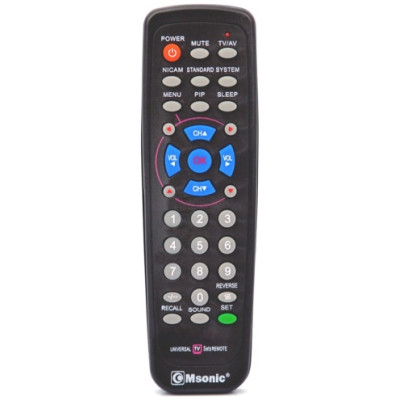 Msonic MBC415K Universālais tālvadības TV pults