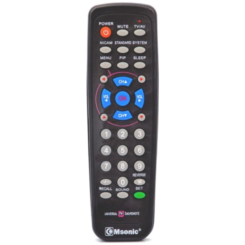 Msonic MBC415K Universālais tālvadības TV pults